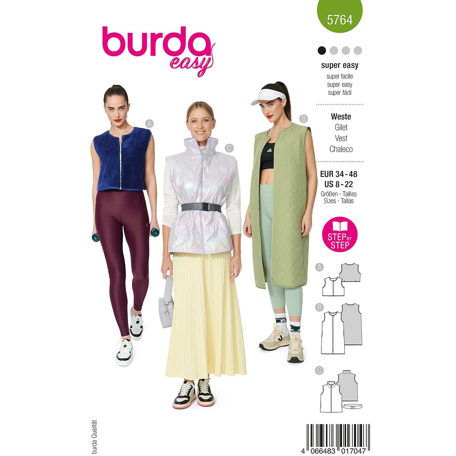 burda Schnitt 5764 "Weste"