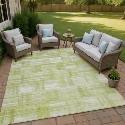 Addison Rugs Machine Washable Indoor/ Outdoor Solid Hatches Chantille Rug