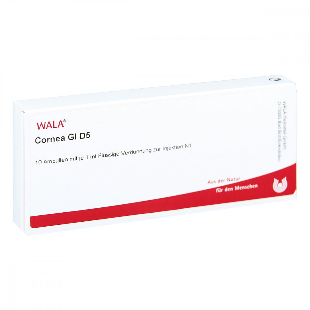 WALA Heilmittel GmbH Cornea Gl D5 Ampullen 02914520