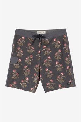 O'Neill s Lineup 18"" Board Shorts in Black 2, Size 32, Elastane/Polyester"