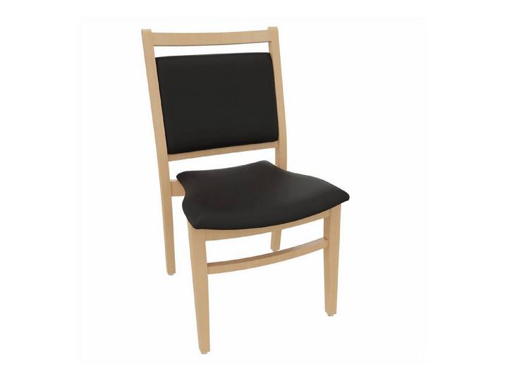 einrichtungsdesign24 Esszimmerstuhl André ohne Armlehnen – Ideal für Senioren im Pflegeheim oder Zuhause, Seniorenstuhl, Pflegestuhl