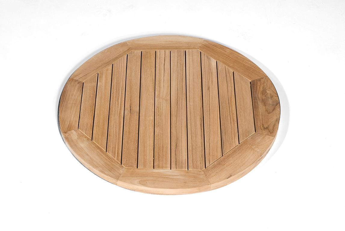 MUESING Tischplatte TUNIS Ø 70 cm Teakholz Sonne nPartner 16905750