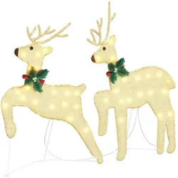vidaXL, Weihnachtsbeleuchtung, Hannah (Stoff)