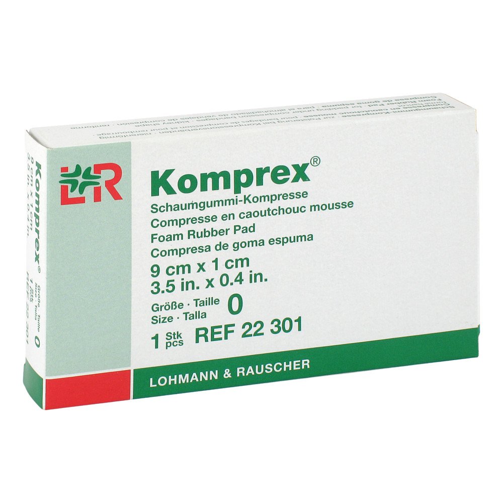 Lohmann & Rauscher GmbH & Co.KG Komprex Schaumgummi Kompr. Größe 0 nierenf. 00591024