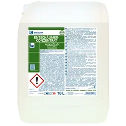 Entschäumer-Konzentrat Dreiturm 10 L Vermeidet die Bildung von Schaum im Schmutzwassertank