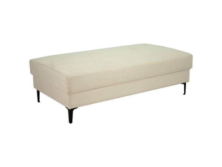 Xora Hocker, Natur, Metall, 140x45x80 cm, Stoffauswahl, Wohnzimmer, Hocker, Sitzhocker
