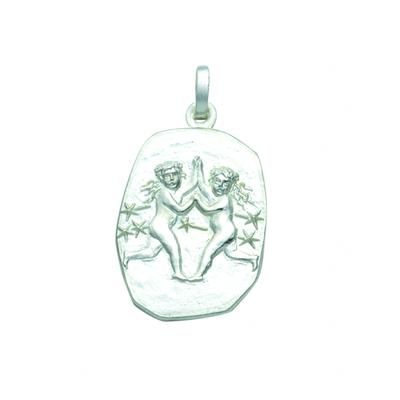 Sternzeichenanhänger ADELIA´S "Sternzeichen Anhänger Zwillinge 925 Silber", silber, Schmuckanhänger, Herren, Zwilling, Silber 925 (Sterlingsilber), Silberanhänger Zwillinge