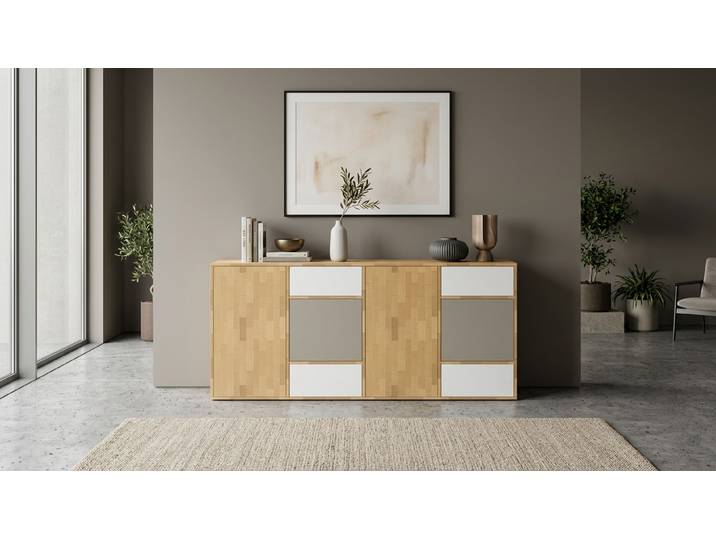 Modernes Sideboard nach Maß – gratis Magazin Buche Natur geölt