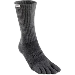 Injinji, Unisex, Sportsocken, Trail Midweight Crew Socken (L), Grau