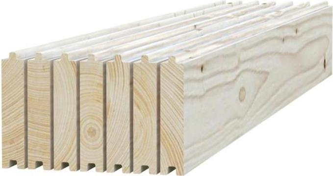 Fußboden Palmako Bianca/Lenna 295 x 295 x 7,3 cm natur