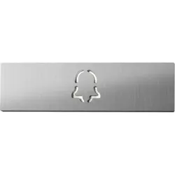 DoorBird D21x Namensschild für eine Ruftaste, Glockensymbol