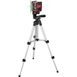 TOOLCRAFT CL12-G Kreuzlinienlaser inkl. Stativ, selbstnivellierend, grüner Laser Reichweite (max.): 12 m TO-7120020