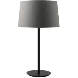 ROSSINI ILLUMINAZIONE Schwarze Tischlampe VIVIEN mit konischem Lampenschirm in Anthrazit E27 IP20 – Innenbeleuchtung aus Metall – Rossi Group