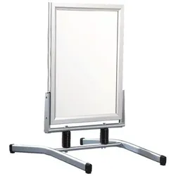 Franken Kundenstopper »Outdoor Plus BS1308« A1 grau, 73x115x105 cm