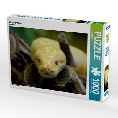 CALVENDO Puzzle Albino Python | 1000 Teile Lege-Größe 64x48cm Foto-Puzzle für glückliche Stunden