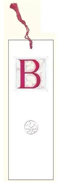 DaVinci Boekmarkering met anagram van de letter B