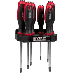 KRAFT WERKZEUGE Durchgangs-Schraubendreher-Set 6tlg.