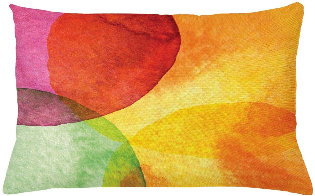 ABAKUHAUS Abstrakt Kussenhoes – Dubbelzijdig bedrukt – 65 x 40 cm