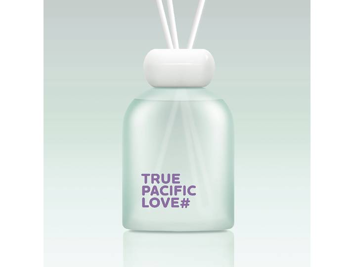 Parfum MELLOW MOOD True Pacific Love Turquoise/Turquoise Parfum d’ambiance, verre, Polyester 7 x 21 x 7cm