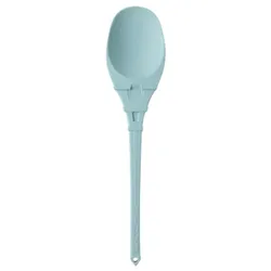 RICE Küchenlöffel im Eiffel-Turm Design, Silikon, Soft Blau - L31.5 x B7.5 cm