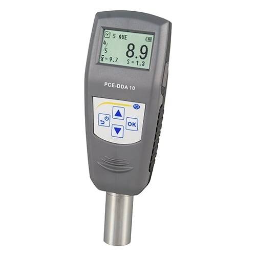 PCE Instruments Digitales Durometer PCE-DDA 10 zur Messung der Härte von Weichgummi |Kautschuk & Elastomeren |Software