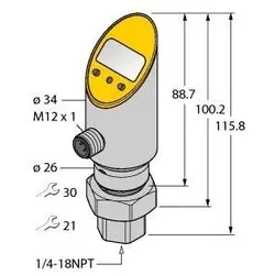 Turck Drucksensor PS016A5022UPN8XH1141