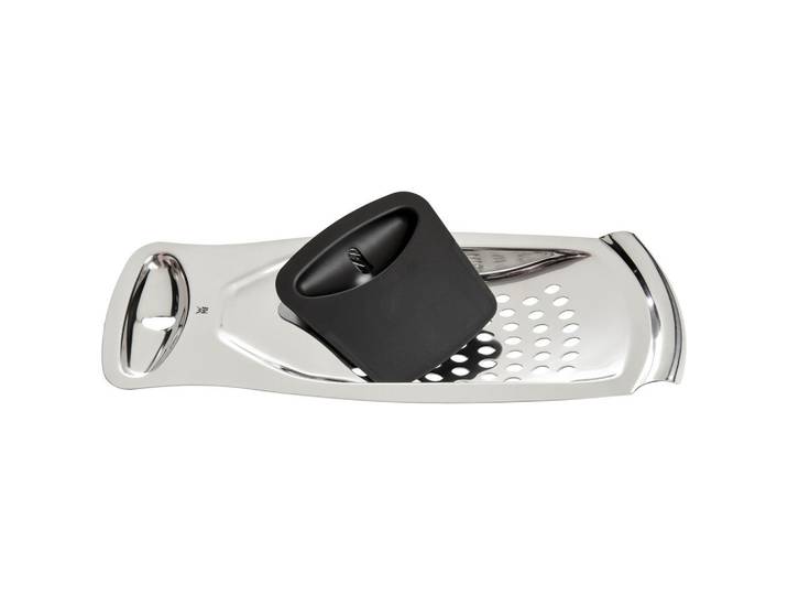 WMF Spätzlehobel Spätzle-Profi, Edelstahlfarben, Schwarz, Metall, 14x35 cm, mit Griff, Küchenzubehör, Küchenhelfer, Küchenhobel