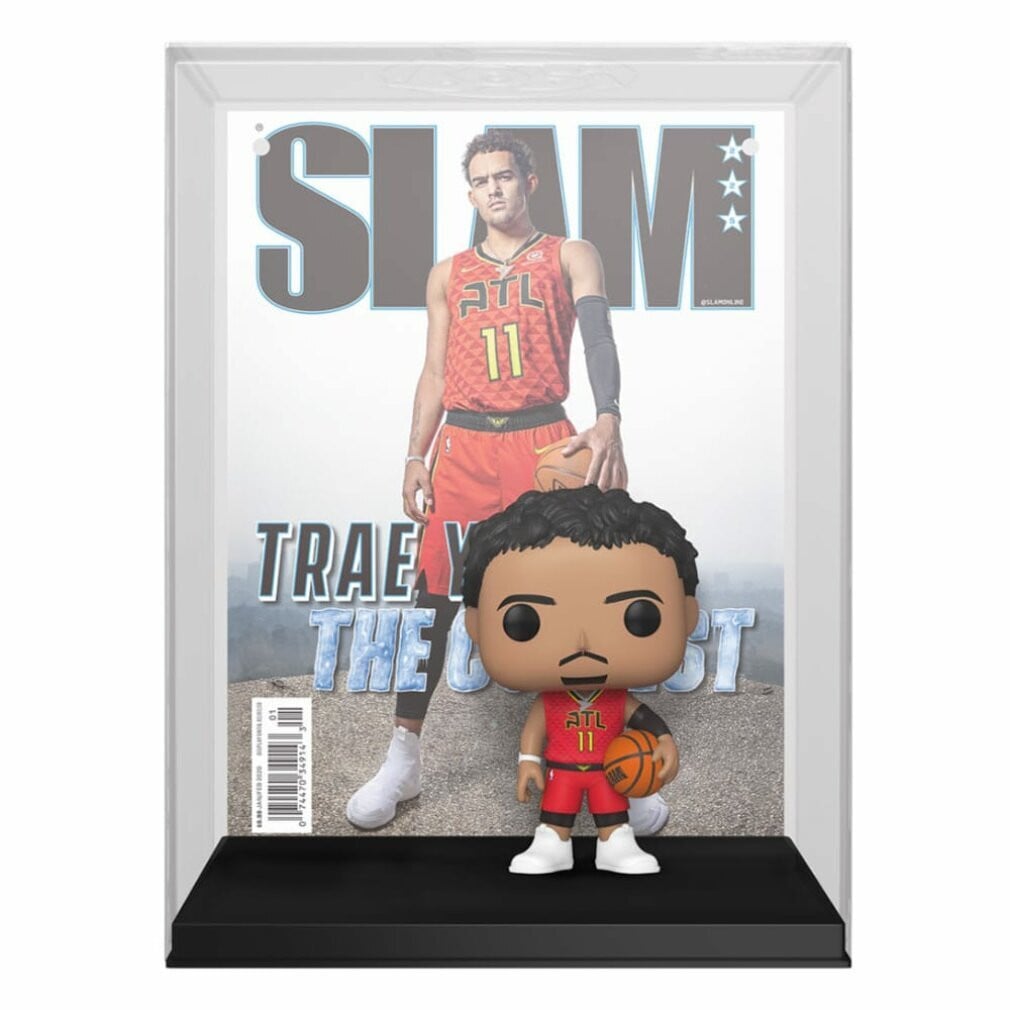 Funko POP! NBA Trae Young Slam Magazine Basketbal Vinyl Figuur, 9 cm