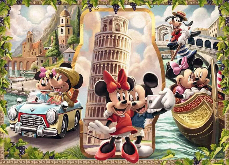 Puzzle 1000 pcs Disney Mickey Mouse : Les vacances de Mickey - Ravensburger