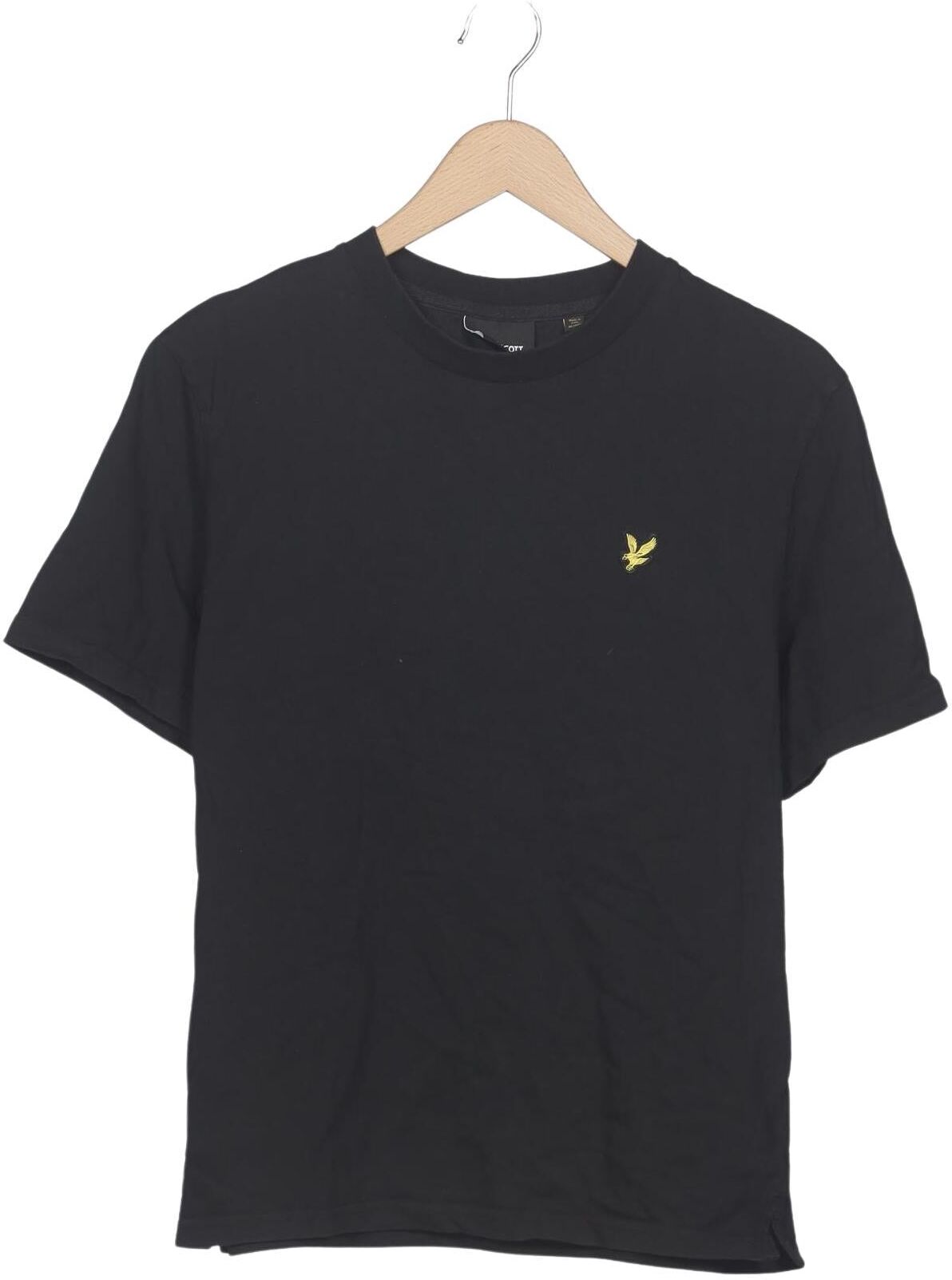 Lyle & Scott Herren T-Shirt, Schwarz, Gr. S, Baumwolle - Second Hand