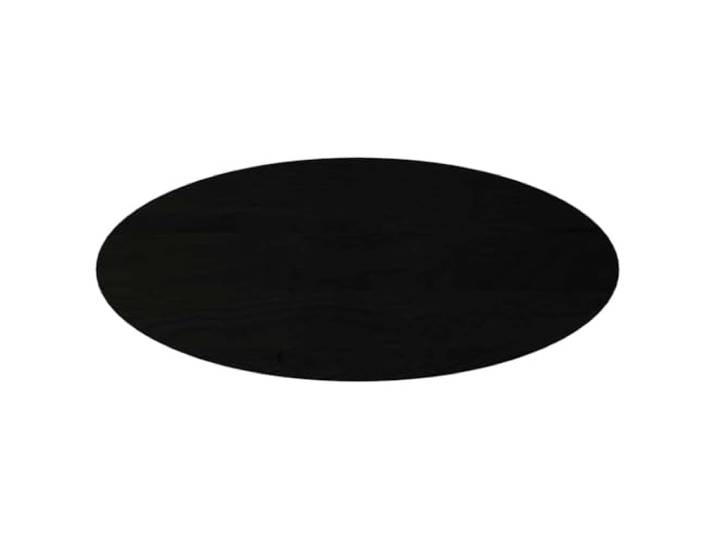 hliofuir Tischplatte Oval 140x60x2 cm Massivholz Eiche Dunkelbraun Elegante Ersatzplatte fuer Wohnzimmer und Beistelltische aus feingeschliffenem Eichenholz fuer flexiblen Einsatz.