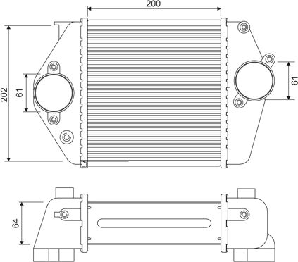 Valeo Ladeluftkühler 818380 Für Mazda