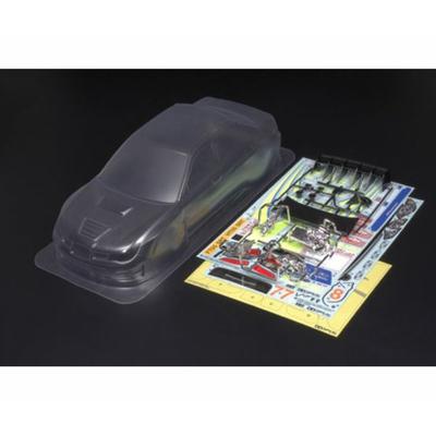 Tamiya 51289 1:10 Karosserie Subaru Impreza WRC 2007 187mm Unlackiert, nicht ausgeschnitten