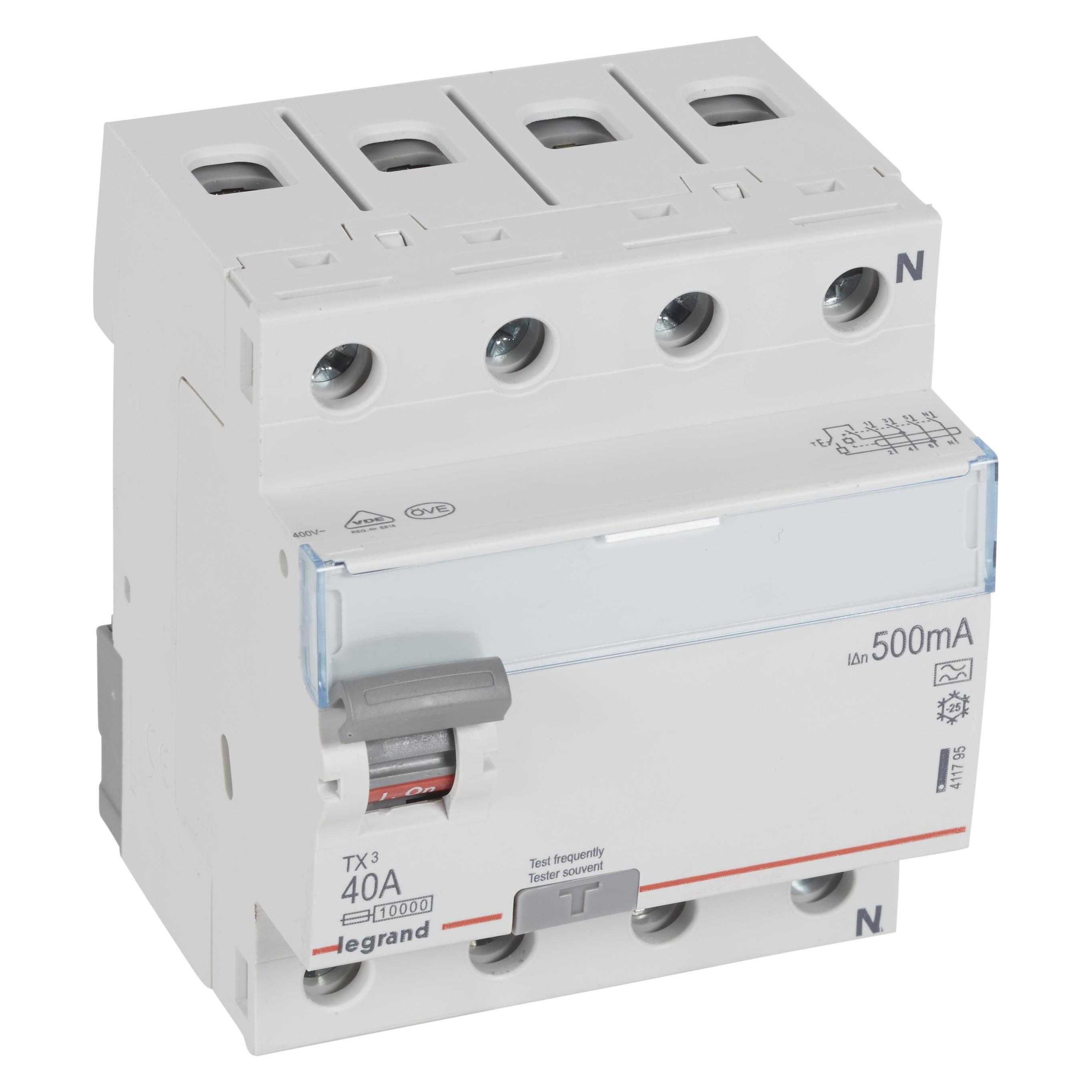 Legrand TX3 Fehlerstromschutzschalter (411795)