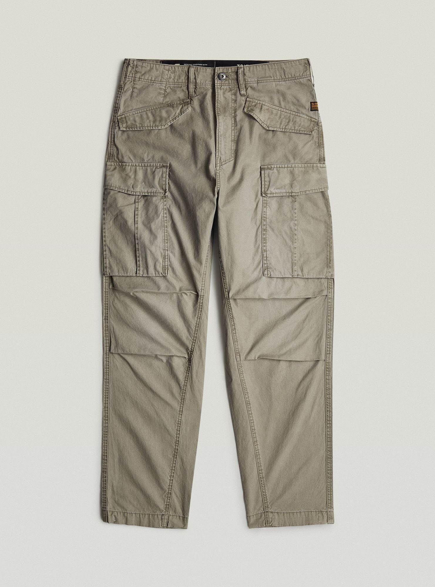 Cargohose G-STAR "MA1 Cargohose", Herren, Gr. 29, Länge 30, vintage dust elephant skin gd, Obermaterial: 70% Baumwolle, 30% Baumwolle, Hosen Cargohose