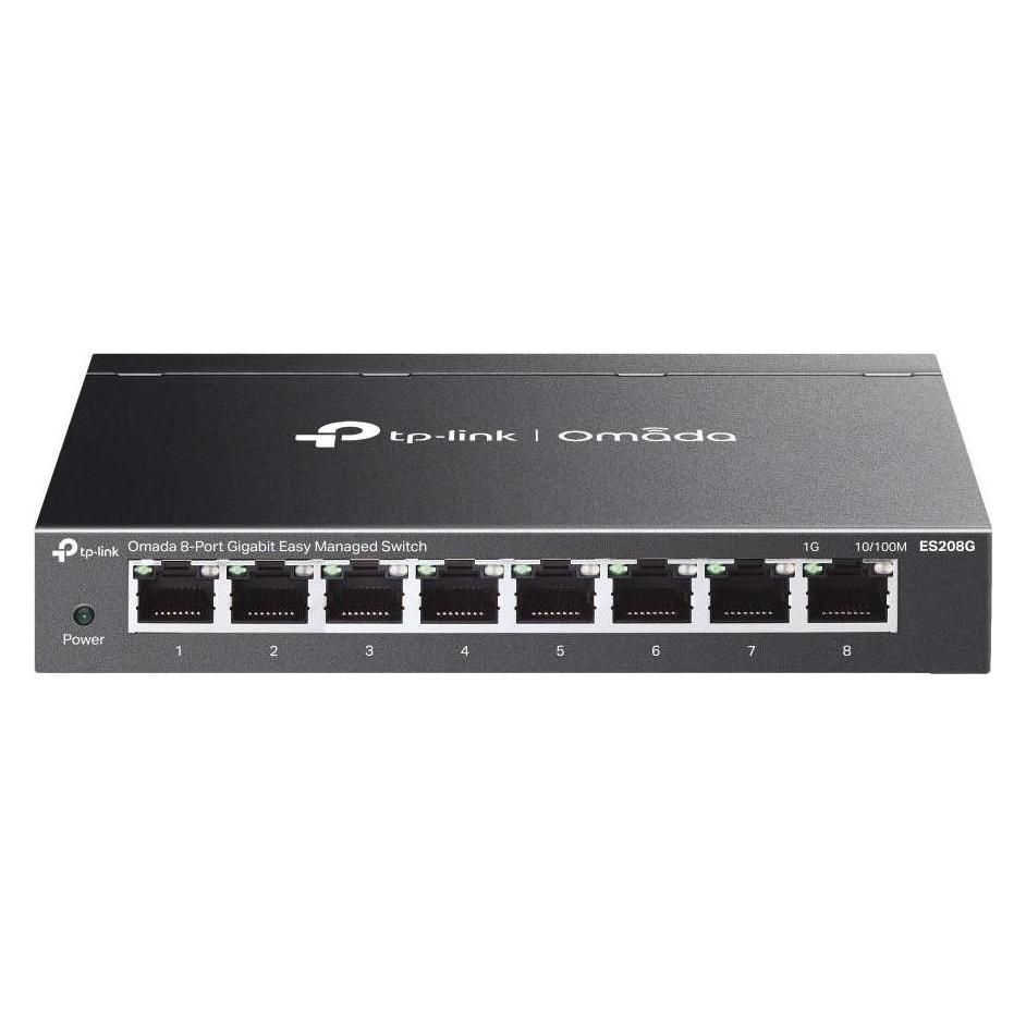 TP-Link Omada Easy Managed Gigabit-Switch 8 Ports, lüfterlos, Metallgehäuse (8 Ports) (425408)