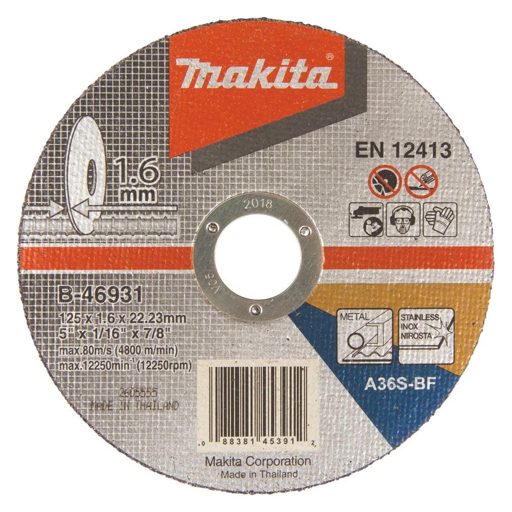 Makita CUTTING DISC 125X1.6MM B-4693 (B-46931)