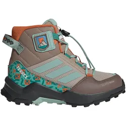 adidas TERREX Minecraft AX4R Climawarm+ Mid-Top Wanderschuhe Kinder KJ6519 - Trace khaki/hazy green/earth strata 35
