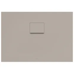 Villeroy & Boch Duschwanne Squaro Infinity 1000x700x40mm, flächenbündig Einbau Antirutsch Almond UDQ1070SQI2IVAL