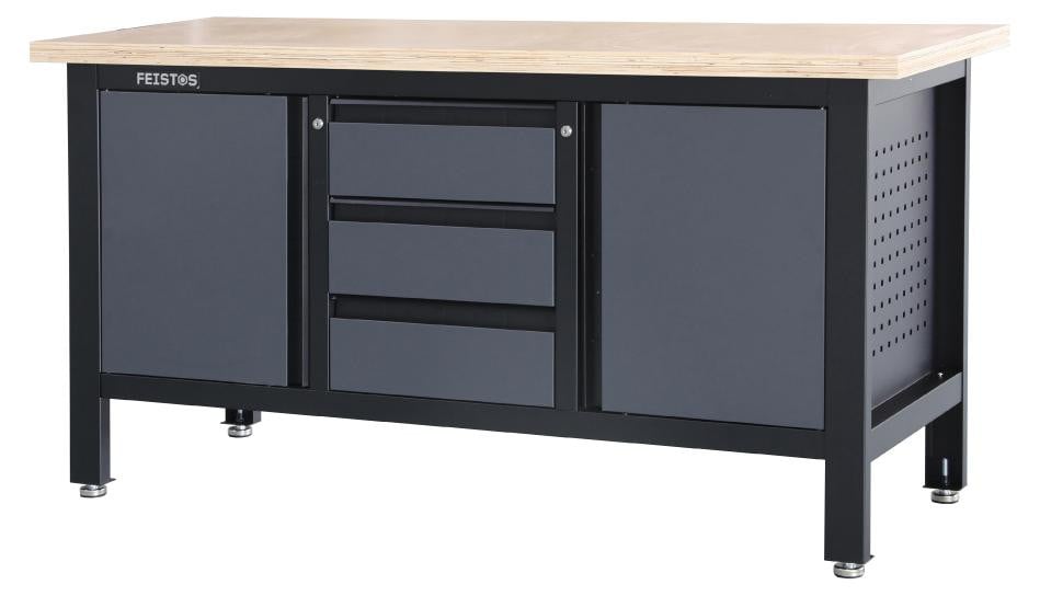 FEISTOS Werkbankmodel Heros 2 met laden, 170 cm