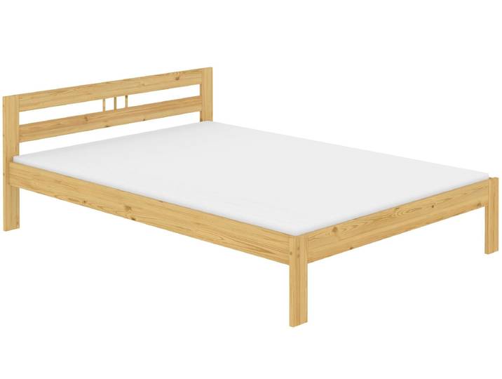 Massivholzbett Kiefer Natur Bettrahmen Einzelbett 120 x 200 cm