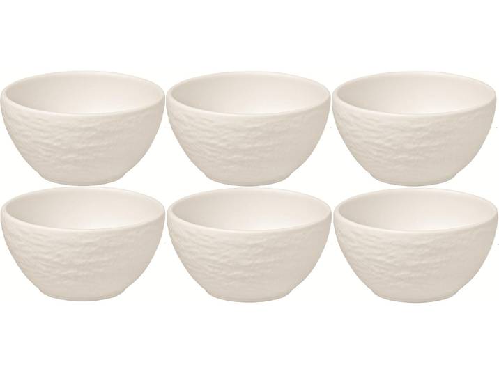 Dipschale VILLEROY & BOCH Boch Dipschale Manufactur , weiss (weiß), H:4cm Ø:7,7cm, Porzellan, Schüsseln, Dipschale
