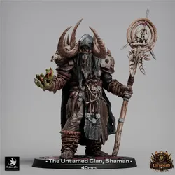 Orc Untamed Shaman, Miniature (40mm base) von Rescale Miniatures aus Rite of the Untamed