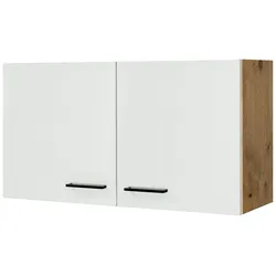 Küchenoberschrank Avila Eichefarben/Magnolie