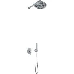 JEE-O Slimline Shower Set 03, edelstahl gebürstet, 800-6440 800-6440