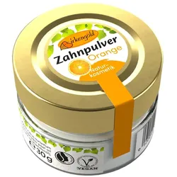 Zahnpulver - Orange Glas 30g