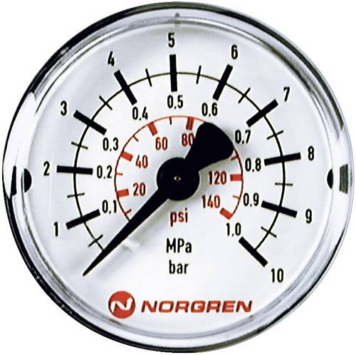 Norgren IMI Manometer 18-015-885 Anschluss (Manometer): Rückseite 0 bis 6 bar Außengewinde R1/8 1St.