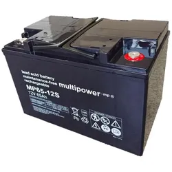 Multipower MP65-12S AGM Bleiakku 12V 65Ah – M6