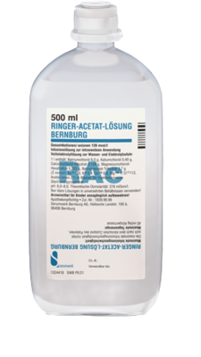 Burg Pharma GmbH RINGER ACETAT Lösung PE-Flasche 10X500 ml 01331673