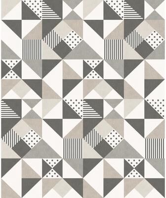 Seabrook Designs Lozenge Geometric Unpasted Wallpaper